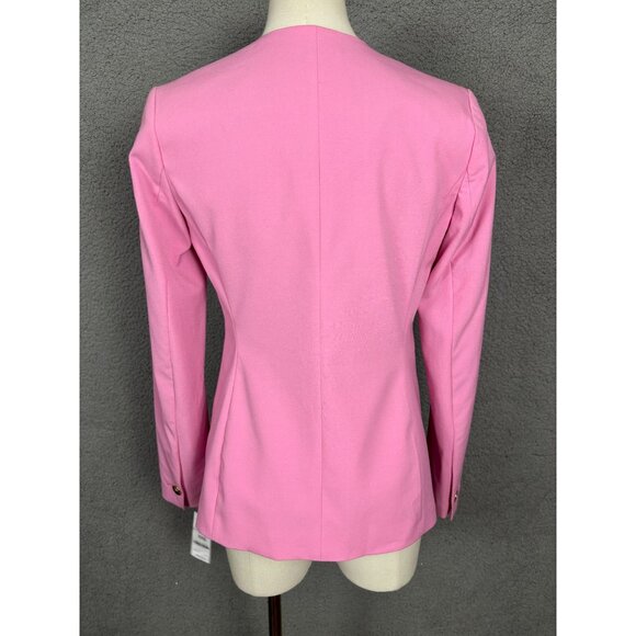 Bar III Women's Rose Bloom Blazer XXS Long Sleeve Single Button Bi-Stretch NWT's - Picture 5 of 8
